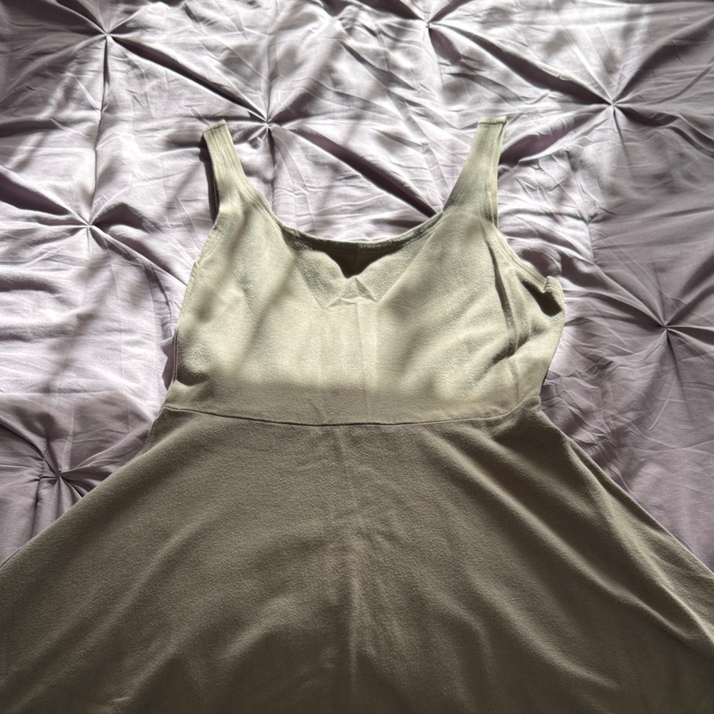 Express Olive Green Mini Dress